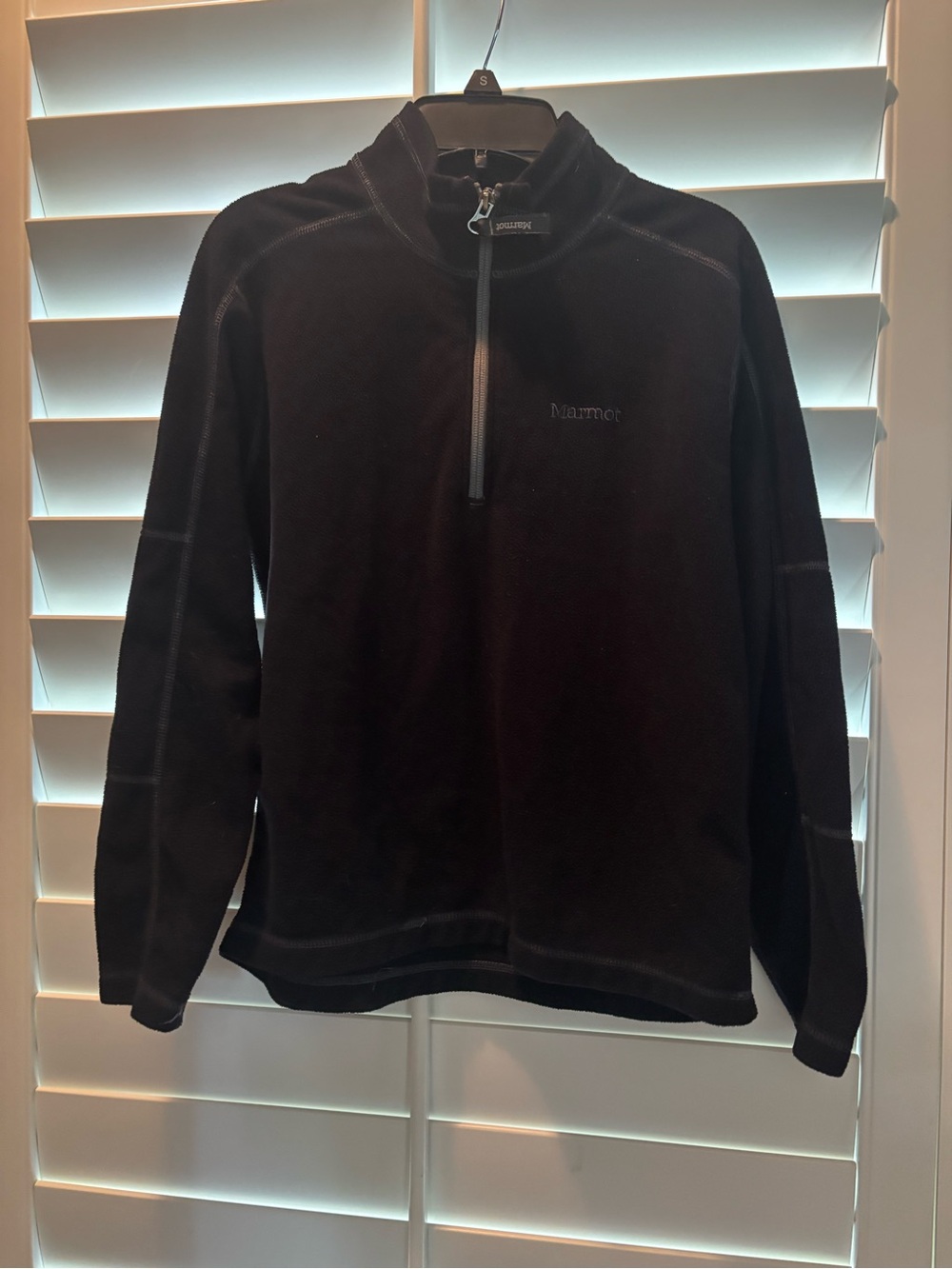 Marmot Men's Black Half-Zip Fleece Pullover